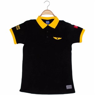 POLO  TSHİRTUnisex Jandarma Havacılık Polo Tshirt - Siyah